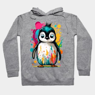 Baby Penguin Colourful - Cute Penguin Hoodie